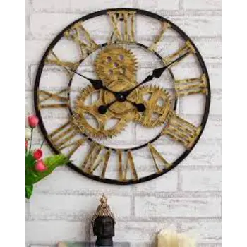 Round Hand-Crafted Designer Wall Clock